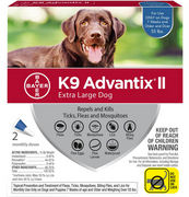 K9 Advantix II  X-Large Dog 2 Pack