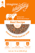 Identity Gently Cooked Frozen Beef Dog Food 14 Oz
