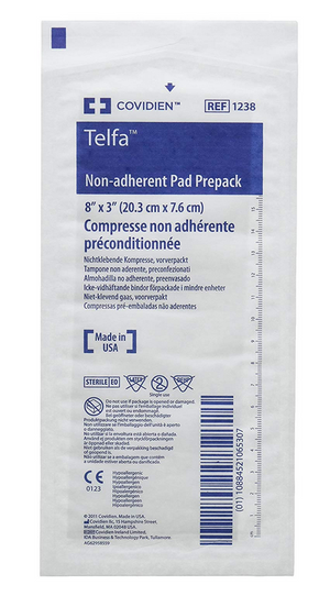 Telfa Pad 3x8 Single Sterile