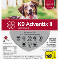 K9 Advantix II Red Large 4 pk