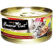 Fussie Cat Premium Grain Free Tuna w/ Salmon Canned Cat Food 2.8 oz.
