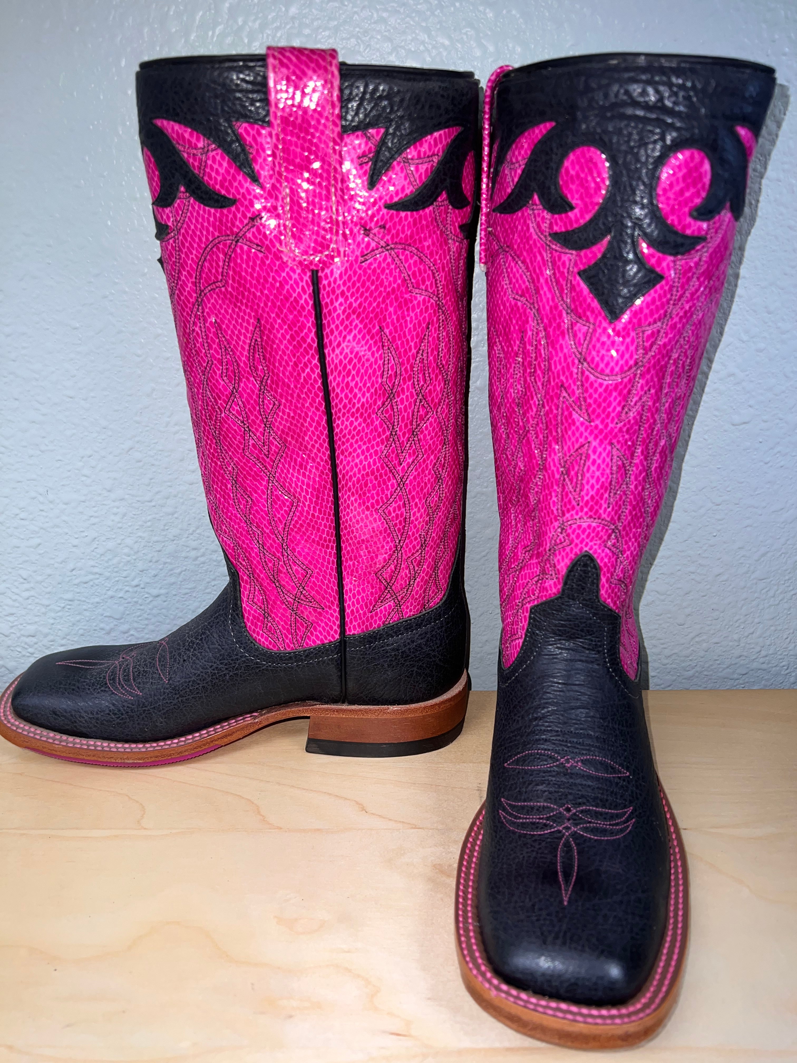 pink hooey boots