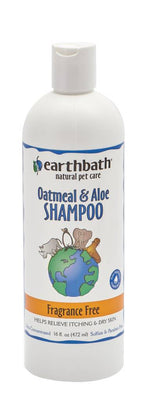 Earthbath Fragrance Free Oatmeal Shampoo 16 oz.