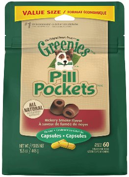 Greenies Dog Capsule Pill Pocket - Smokey 15.08 oz.
