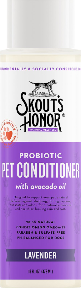 Skouts Honor Probiotic Pet Conditioner - Lavender 16 oz.
