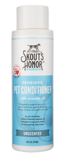 Skouts Honor Probiotic Pet Conditioner - Unscented 16 oz.