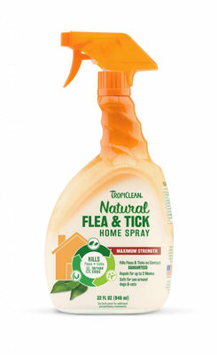 Tropiclean Natural Flea and Tick Spray for Home 32 oz.