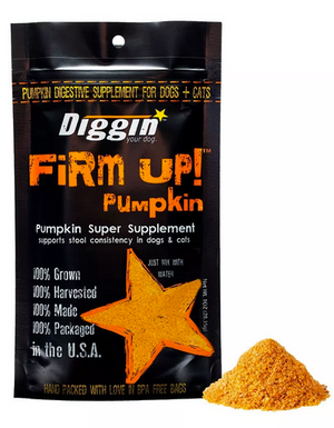 Diggin Your Dog Firm Up! Powdered Pumpkin 4 oz.