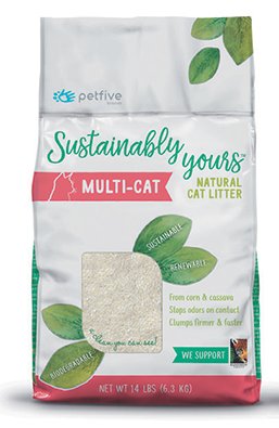 Sustainably Yours - Natural Multi Cat Litter 13 lbs.