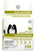 Bayer Quad Dewormer Small Dog 4 ct.