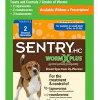 Sentry WormX Plus Small Dog 2 pk