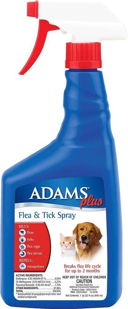 Adams flea shop spray for dogs