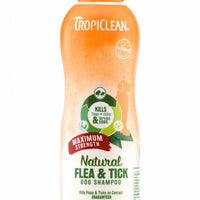 Tropiclean Natural Flea and Tick Shampoo 20 oz.