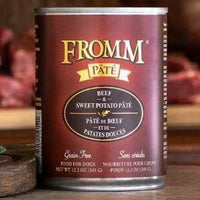 Fromm Gold Grain Free Beef and Sweet Potato Pate Canned Dog Food 12 oz.
