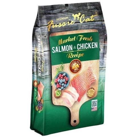 Fussie Cat Market Fresh Salmon and Chicken Dry Cat Food 2 lb.