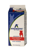 Answers Detailed Frozen Raw Beef Dog Food 4 lb.