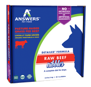 Answers Detailed Frozen Beef Dog Nibbles 2.2 lb.
