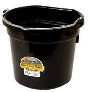 Miller 8 qt. Flat Back Rubber Bucket