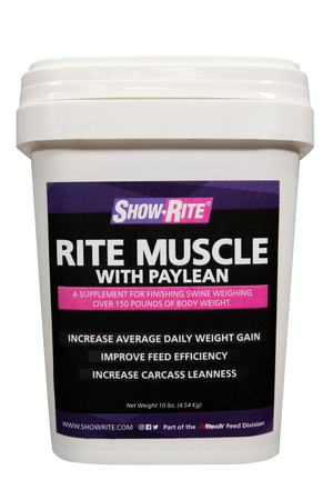Show-Rite Rite Muscle with Paylean 10 lbs.