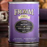 Fromm Gold Venison and Beef Pate Canned Dog Food 12 oz.