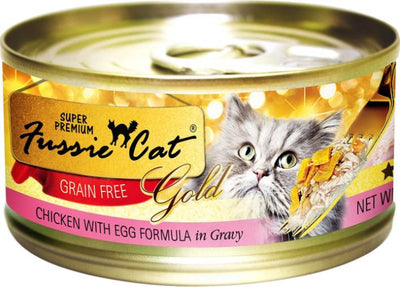 Fussie Cat Super Premium Grain Free Chicken w/ Egg Canned Cat Food 2.8 oz.