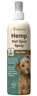 NaturVet Hemp Hot Spot Spray 12 oz.