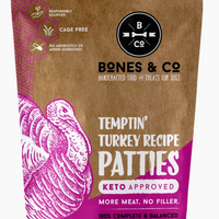 Bones & Co Frozen Turkey Patties 6 lb.