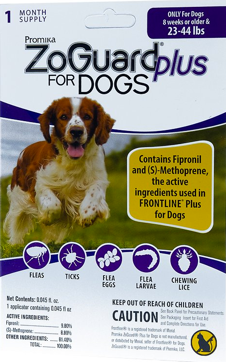 Zoguard Plus for Dogs 23-44 lb. - 1 pack