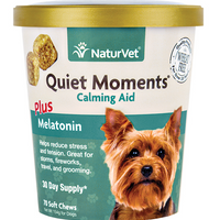 NaturVet Quiet Moments Plus Melatonin 180 ct. Jar