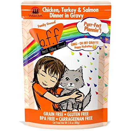 Weruva BFF OMG Purrfect - Chicken and Turkey Pouch Cat Food
